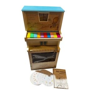 Vintage Betsey Clark Learn-to-Play Piano Toy w/ Discs & Original Box 1975